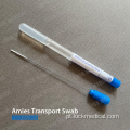 AMIES Transporte Swab Swab de aço inoxidável